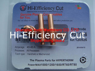 China 120926 electrode for HYPERTHERM Powermax 1000/1250/1650 supplier
