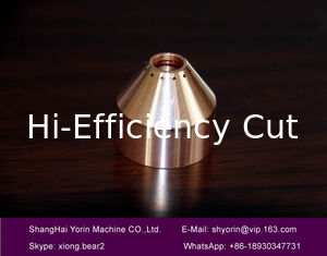 China hypertherm shield cap 220798 plasma consumable for powermax105 gouging cutting supplier