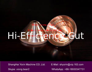 China .11.833.101.157 V4345 Swirl Gas Cap For Kjellberg Plasma Consumables supplier