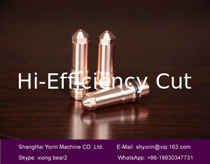 China long life electrode 220187 plasma consumable for HYPERTHERM HPR130XD supplier