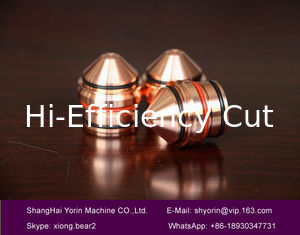 China plasma consumable 220354 nozzle for hypertherm HPR260, HPR260XD plasma cutting machine supplier
