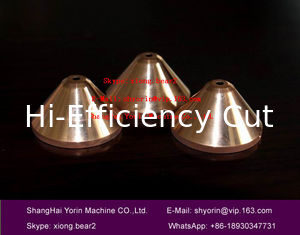 China .11.833.101.1550 V4330 Swirl Gas Cap For Kjellberg Plasma Consumables supplier