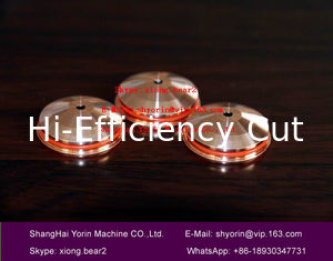 China .11.835.201.1561 Z4015 Swirl Gas Cap For Kjellberg Plasma Cutting Machine Consumables supplier