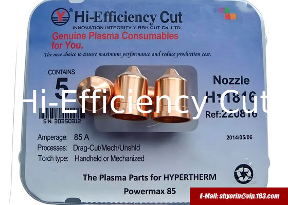 China 220816 nozzle for HYPERTHERM Powermax105/85. supplier