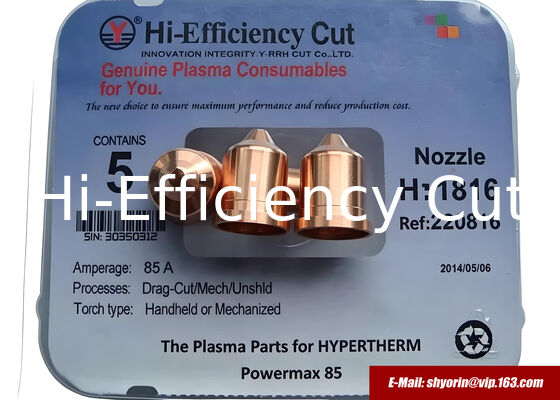 China 220990,220930,220991 nozzle for HYPERTHERM Powermax105. supplier