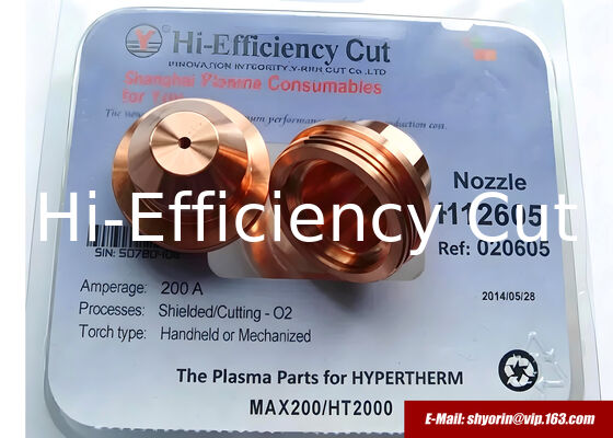 China 020605,020616,020690,020615 nozzle for HYPERTHERM MAX200/HYSpeed HT2000. supplier