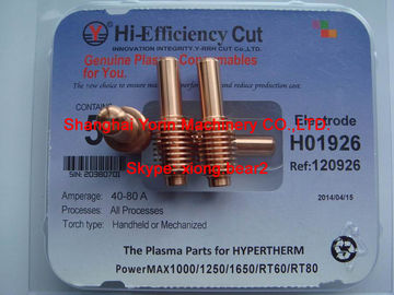 120926 electrode for HYPERTHERM Powermax 1000/1250/1650 supplier